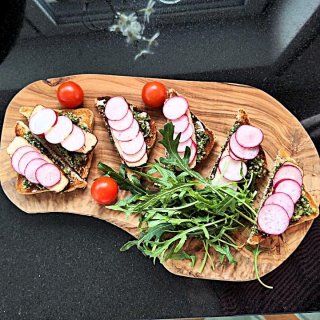 Radieschengrün Pesto - vegan