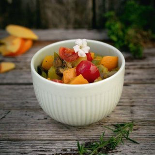 Grünes Kürbis-Curry