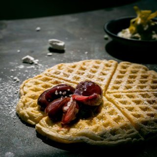 Buttermilchwaffeln