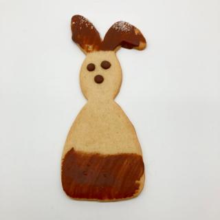 Süßes: Schokomürbeteighase vegan