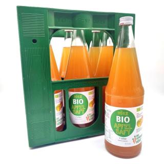 Apfelsaft Kiste 6 x 1l - aus eigenen Streuobst-Äpfeln