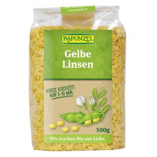 Linsen, gelb
