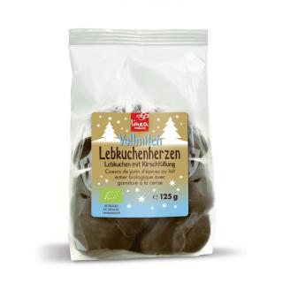 Lebkuchenherzen Vollmilch mit Kirschfüllung