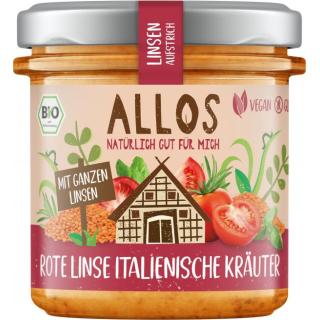 Aufstrich rote Linse italienische Kräuter