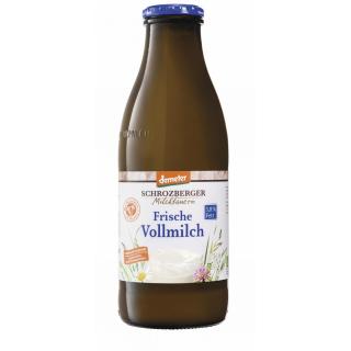 Milch, frisch Flasche 1l  3,8%