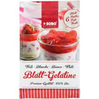 Blatt Gelatine - reduziert - solange Vorrat reicht