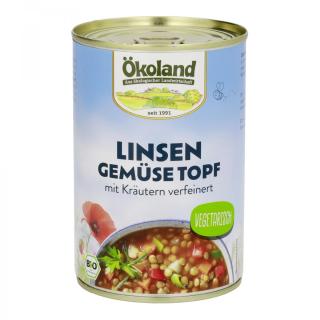 Linsen Gemüse Topf