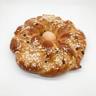 Süßes: Osterkränzle mit Ei