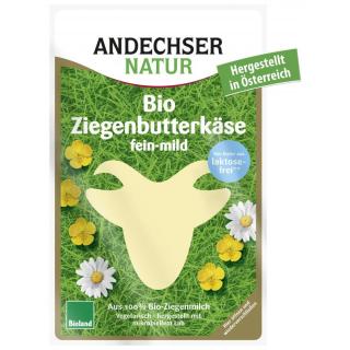 Ziegen-Butterkäse in Scheiben