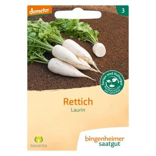 Saatgut Rettich weiß Laurin