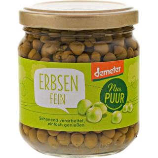 Erbsen verzehrfertig