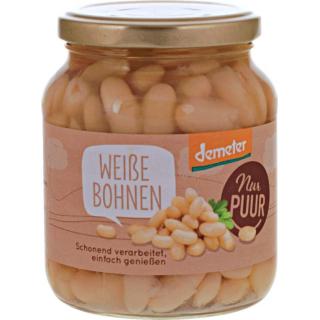 Weiße Bohnen verzehrfertig