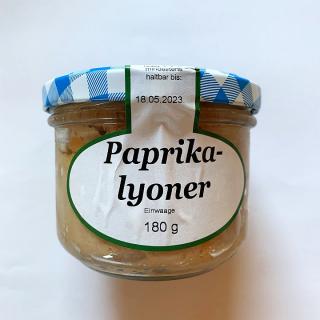 Wurst: Paprika-Lyoner 190g