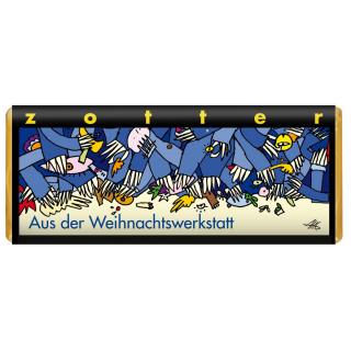 Schokolade Aus der Weihnachtswerkstatt - Französischer weißer