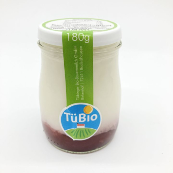 Joghurt, Himbeere stichfest aus Tübio-Milch