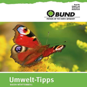 Umwelt-Tipps - kostenlose Broschüre