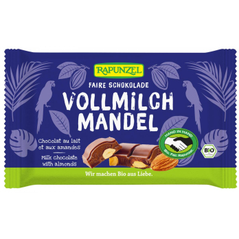 Schokolade Vollmilch mit Mandeln