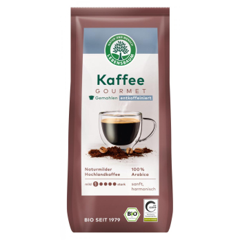 Kaffee Gourmet gemahlen, entkoffeiniert -