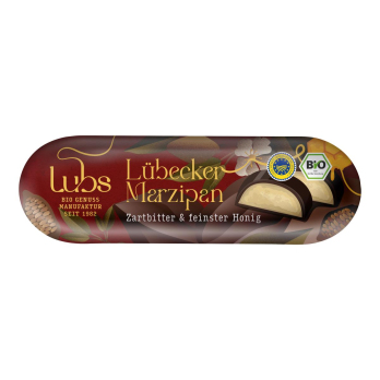 Marzipanbrot Lubs Zartbitter und Honig