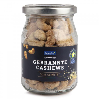 Gebrannte Cashews süß geröstet unverpackt
