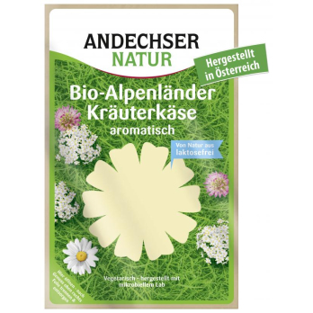 Alpenländer Kräuterkäse in Scheiben