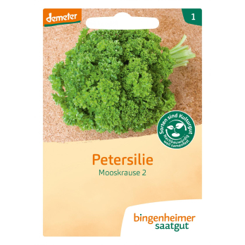 Saatgut Petersilie Mooskrause