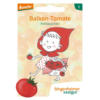 Saatgut Tomate, Balkon-, Rotkäppchen
