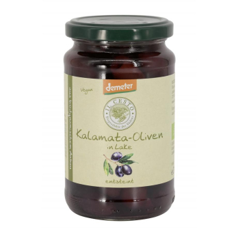 Oliven rot - Kalamata - in Lake natur ohne Stein