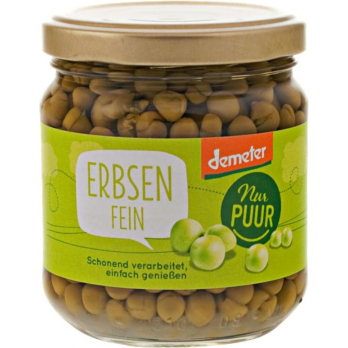 Erbsen verzehrfertig
