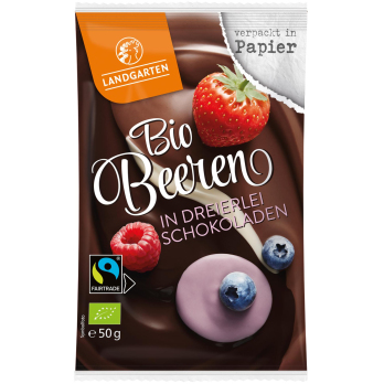 Schokolade, Beeren in dreierlei Schokolade