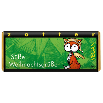 Schokolade Süße Weihnachtsgrüße - Haselnussnougat mit Krokant