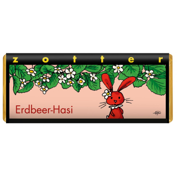 Schokolade, Erdbeer Hasi - Erdbeeren