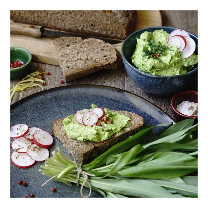 Bärlauchbutter mit Radieschen-Grün