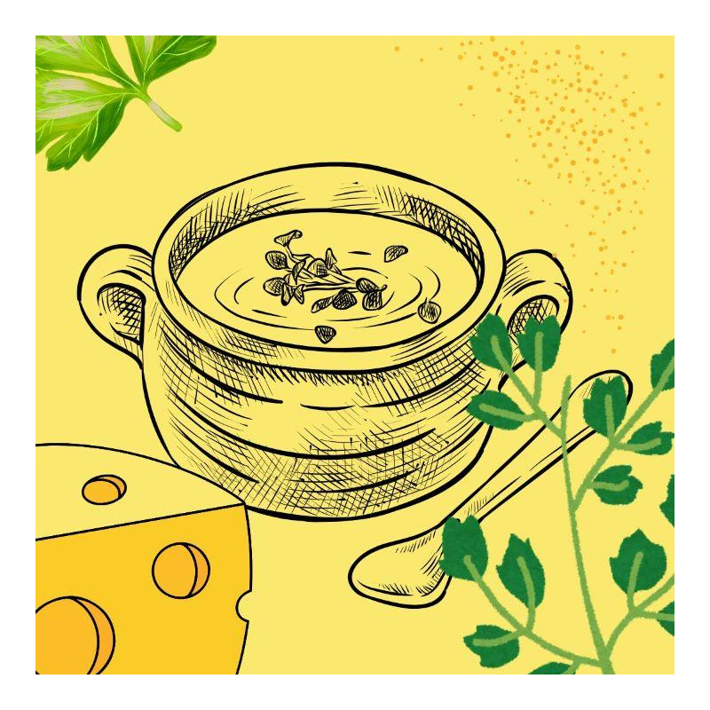 Holländische Käsesuppe