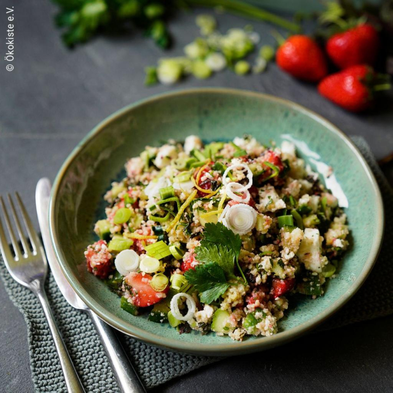Erdbeer Tabouleh