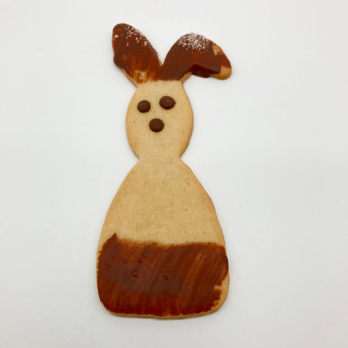 Süßes: Schokomürbeteighase vegan