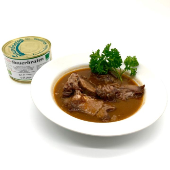 Sauerbraten fertig zubereitet in Dose