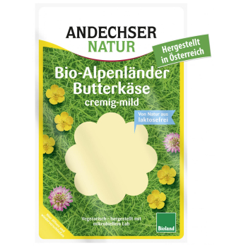 Alpenländer Butterkäse in Scheiben