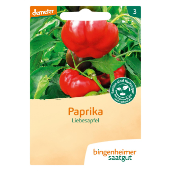 Saatgut Paprika rot Liebesapfel