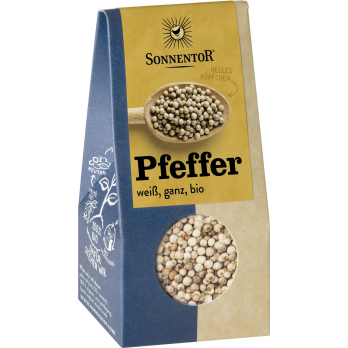 Pfeffer weiß, ganz